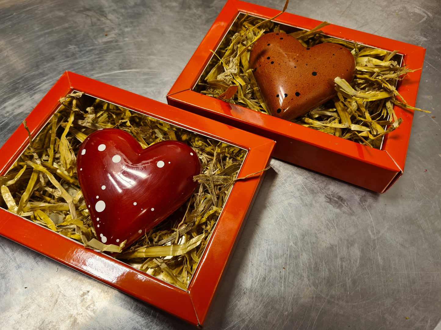 Hart van chocolade