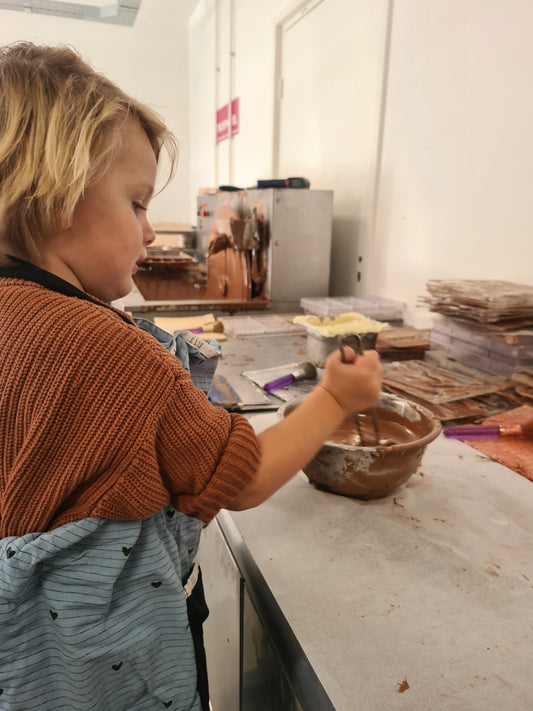 Kinderfeestje chocolade maken