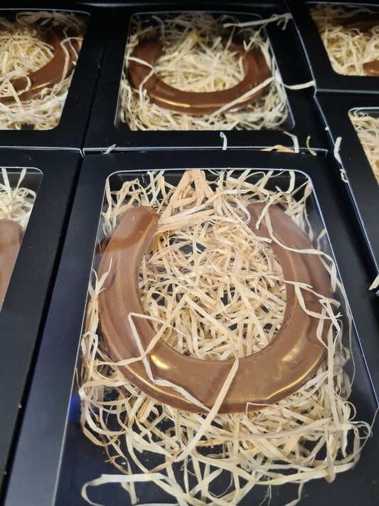Hoefijzer van chocolade